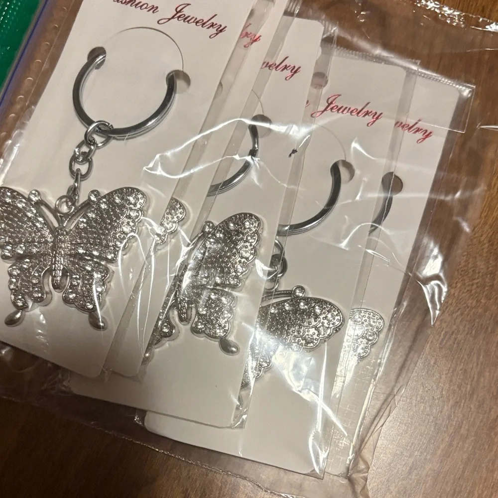 Butterfly Keychains Bag Charms Bundle